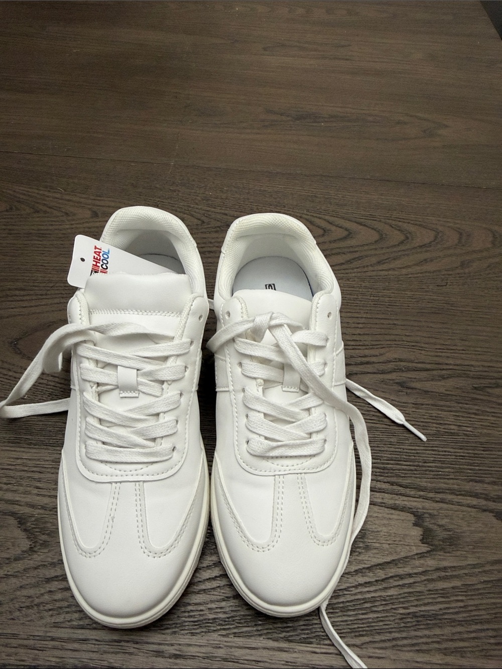 Women’s White Lace-Up Sneakers — Everyday Lightweight Comfort